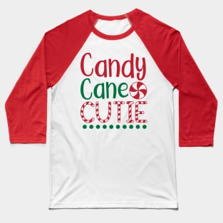 Candy Cane Cutie Baseball T-Shirt